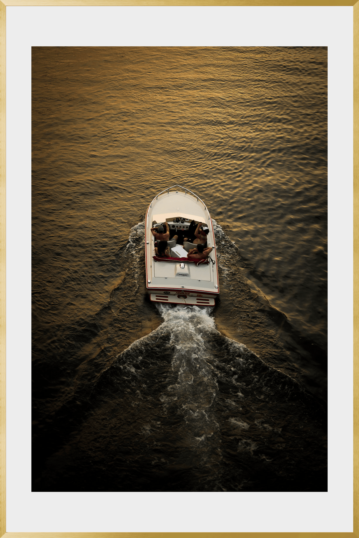 DATU 00_24 photographic print shown in a Gold Premium Metal frame with a white mat.