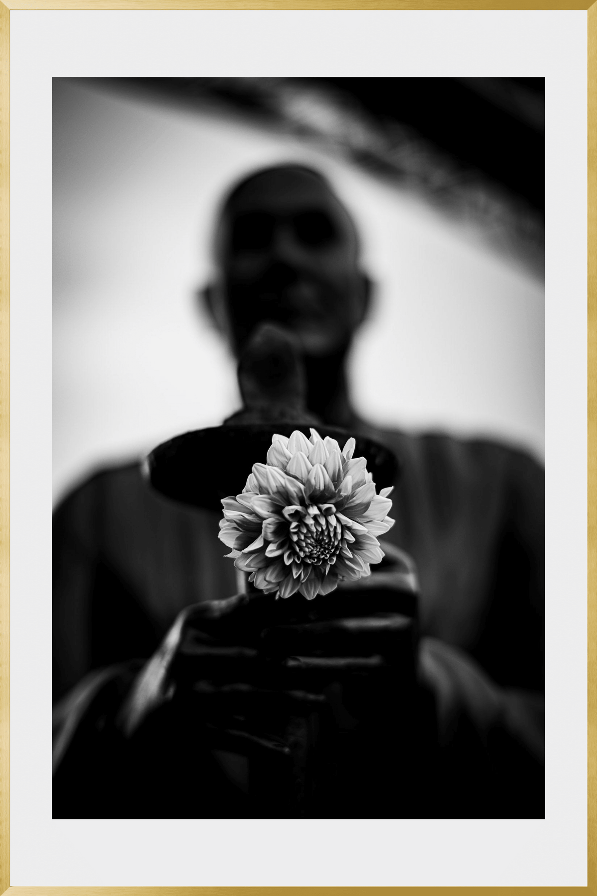 DATU 00_26 photographic print shown in a Gold Premium Metal frame with a white mat.