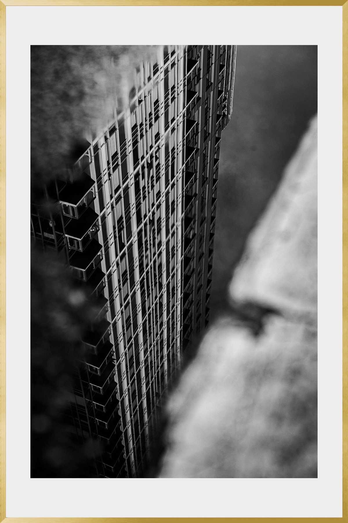 DATU 00_27 photographic print shown in a Gold Premium Metal frame with a white mat.