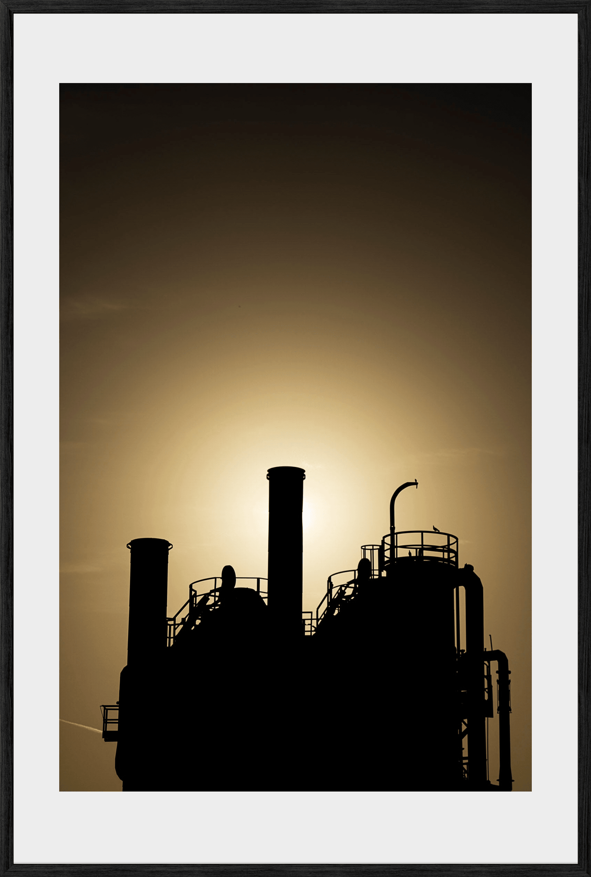 DATU 00_36 photographic print shown in a Black Premium Oak frame with a white mat.