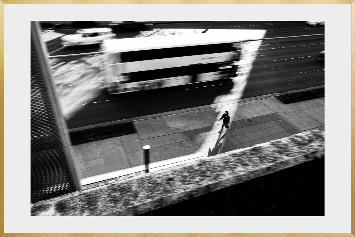 DATU 00_39 photographic print shown in a Gold Premium Metal frame with a white mat.