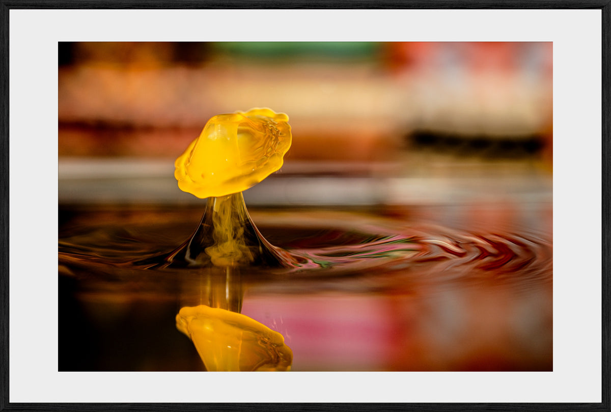 DATU 00_08 photographic print shown in a Black Premium Oak frame with a white mat.