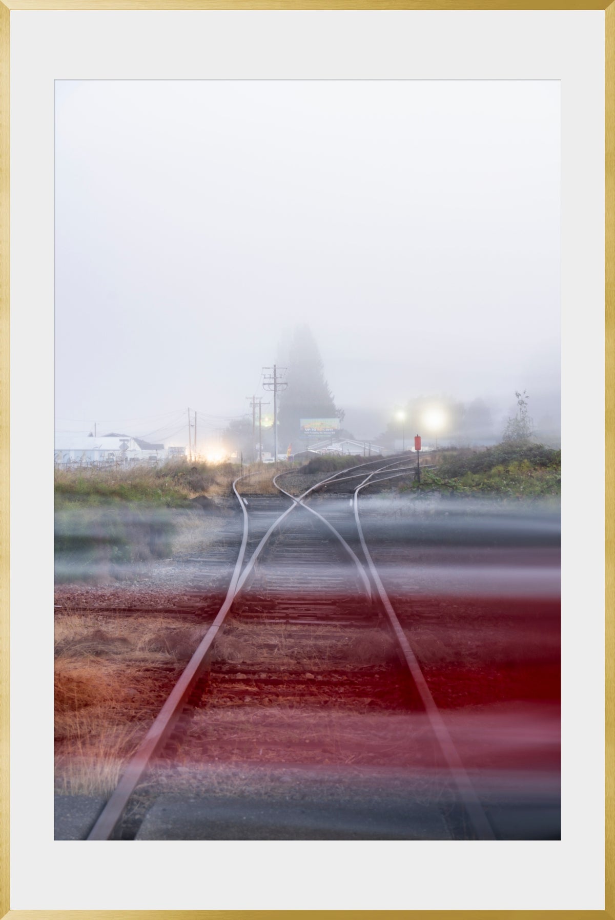 DATU 00_11 photographic print shown in a Gold Premium Metal frame with a white mat.