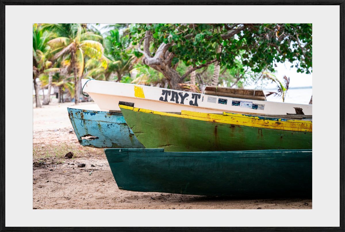 DATU 00_17 photographic print shown in a Black Premium Oak frame with a white mat.