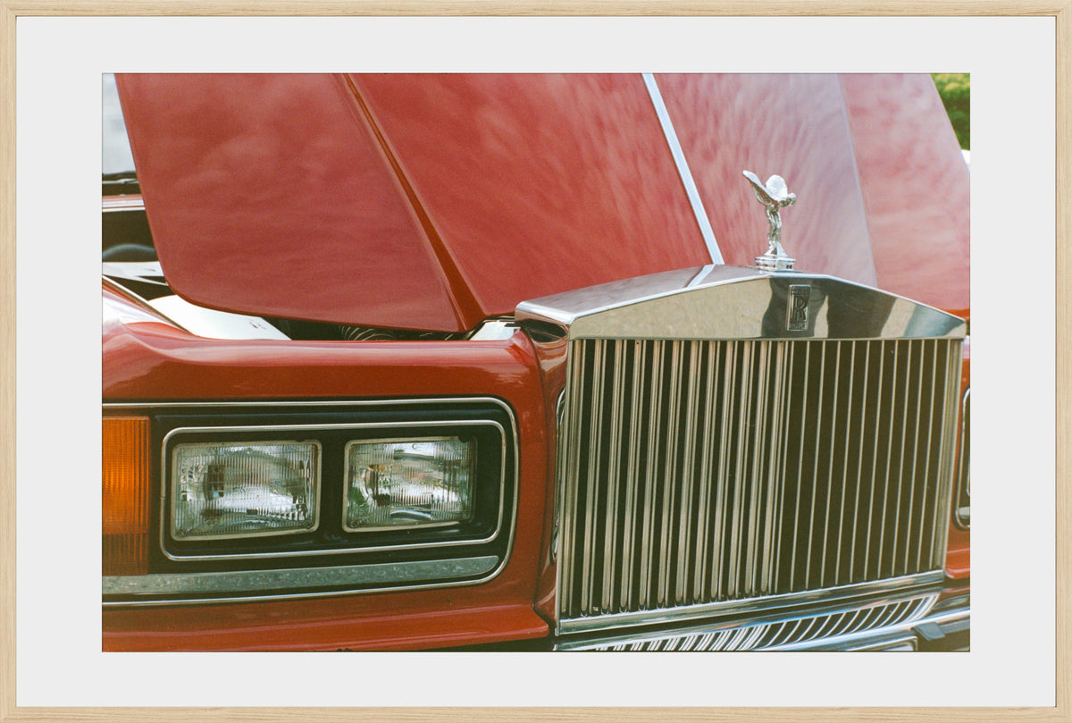 DATU 00_20 photographic print shown in a Natural Premium Oak frame with a white mat.