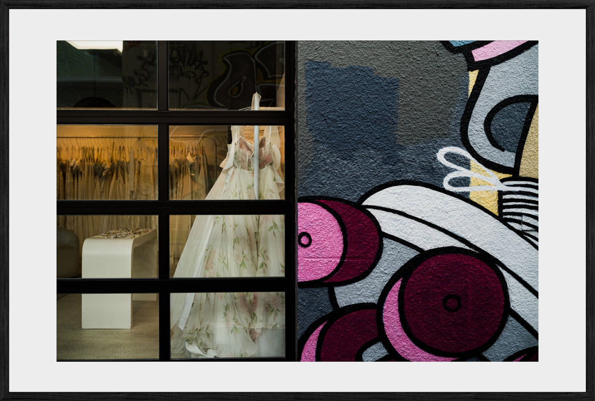 DATU 00_22 photographic print shown in a Black Premium Oak frame with a white mat.