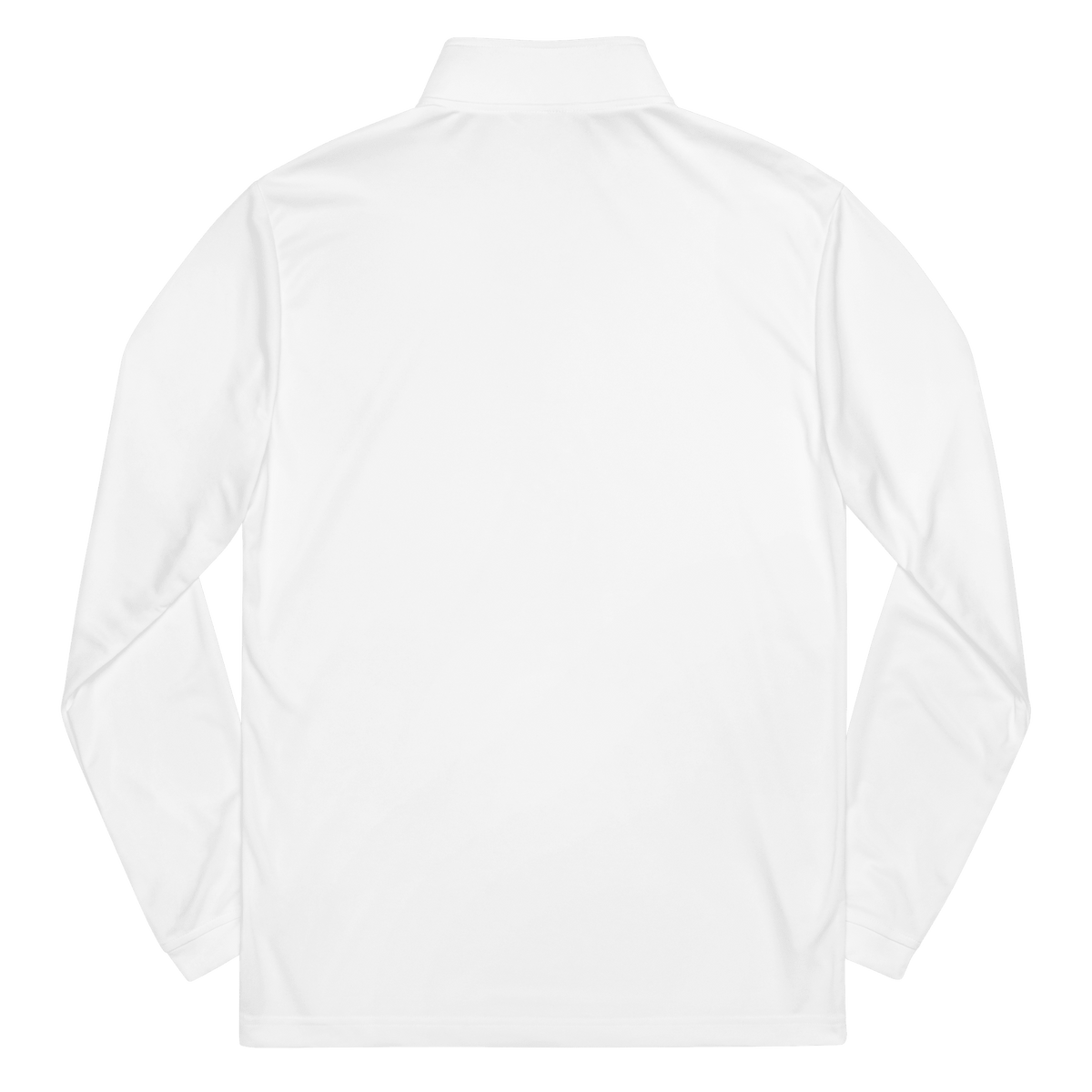 DATU Adidas Quarter-Zip Pullover — Light Tones — White, back view #color_white