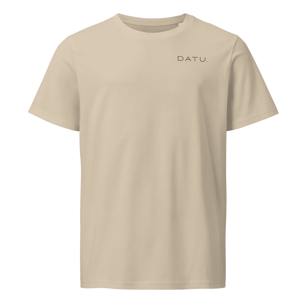 DATU Celestial Organic Tee — Desert Dust, front view #color_desert dust