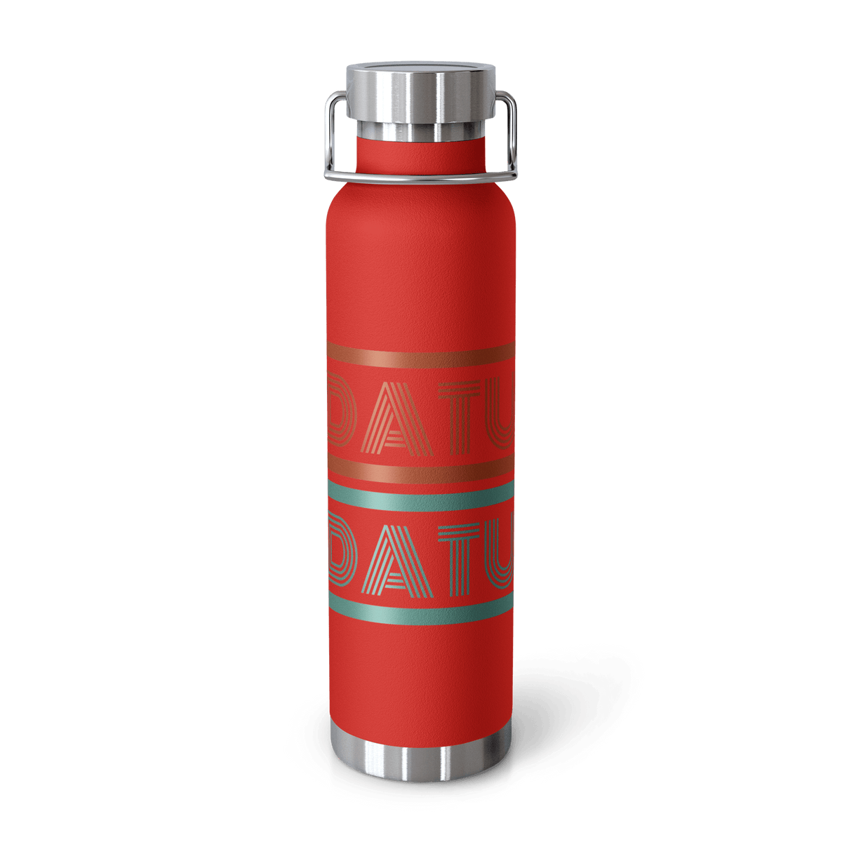 DATU Spectrum Insulated Bottle — Red, front view #color_red