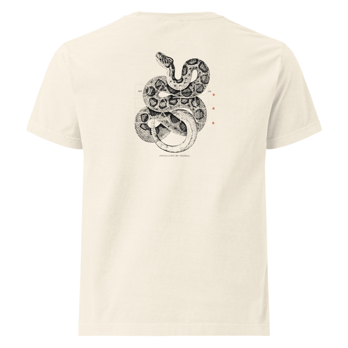 Serpent Garment-Dyed Tee — product mockup