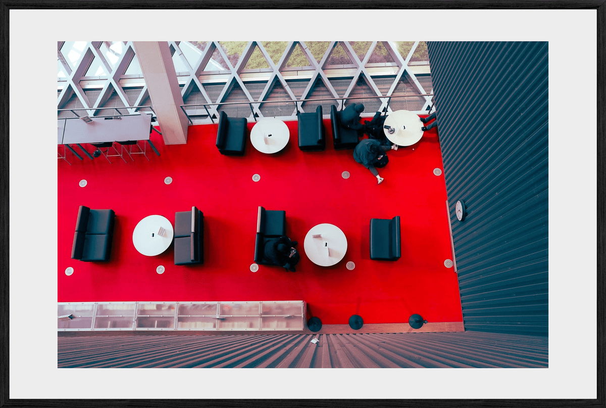 DATU 00_23 photographic print shown in a Black Premium Oak frame with a white mat.