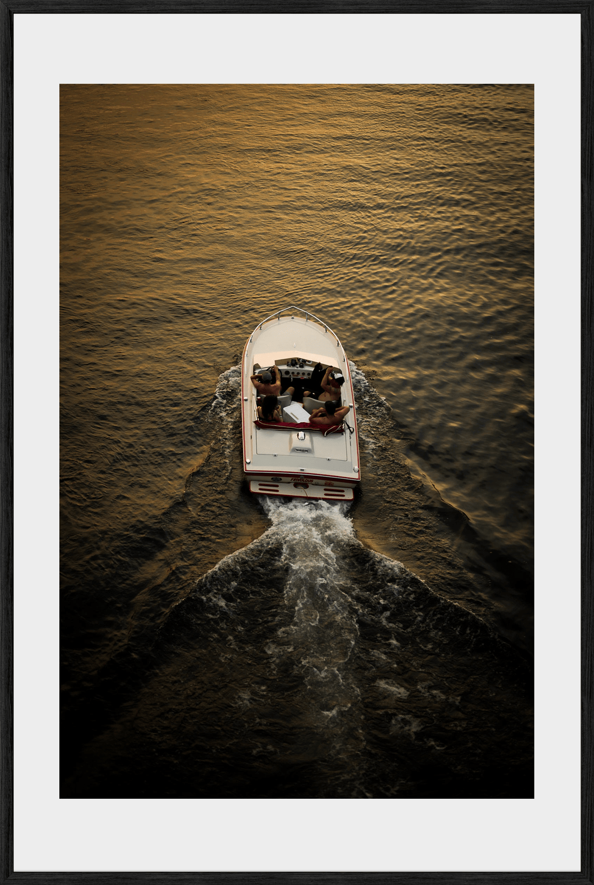 DATU 00_24 photographic print shown in a Black Premium Oak frame with a white mat.