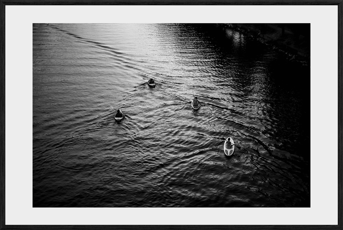 DATU 00_25 photographic print shown in a Black Premium Oak frame with a white mat.