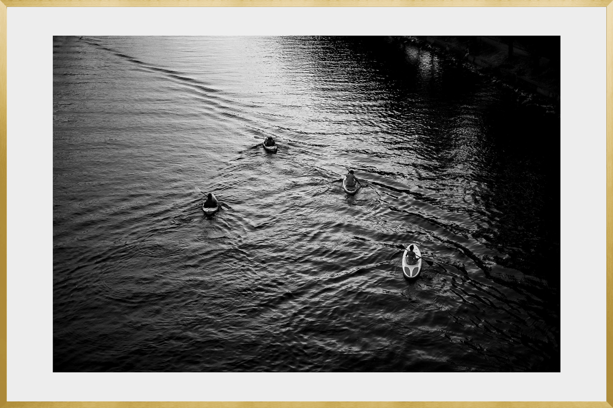 DATU 00_25 photographic print shown in a Gold Premium Metal frame with a white mat.
