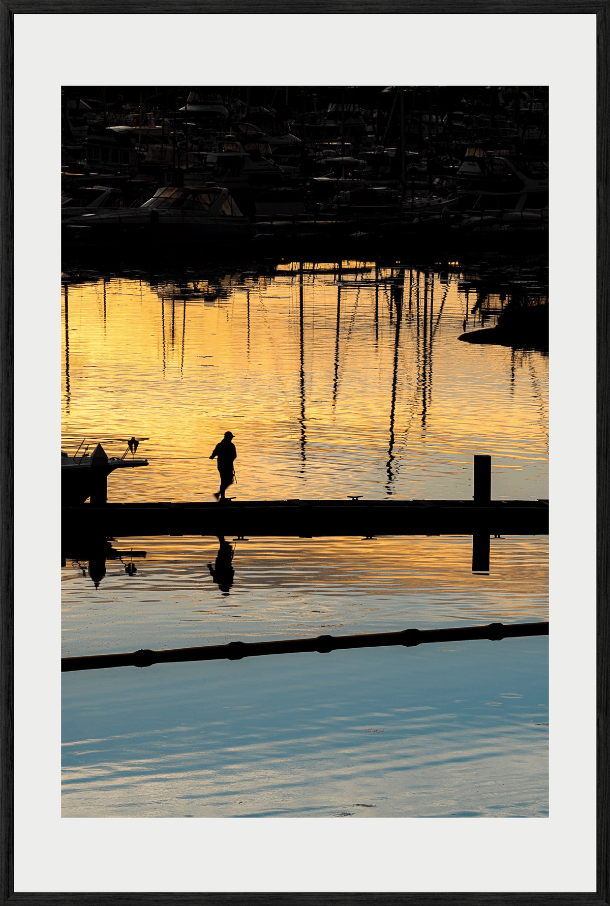 DATU 00_30 photographic print shown in a Black Premium Oak frame with a white mat.