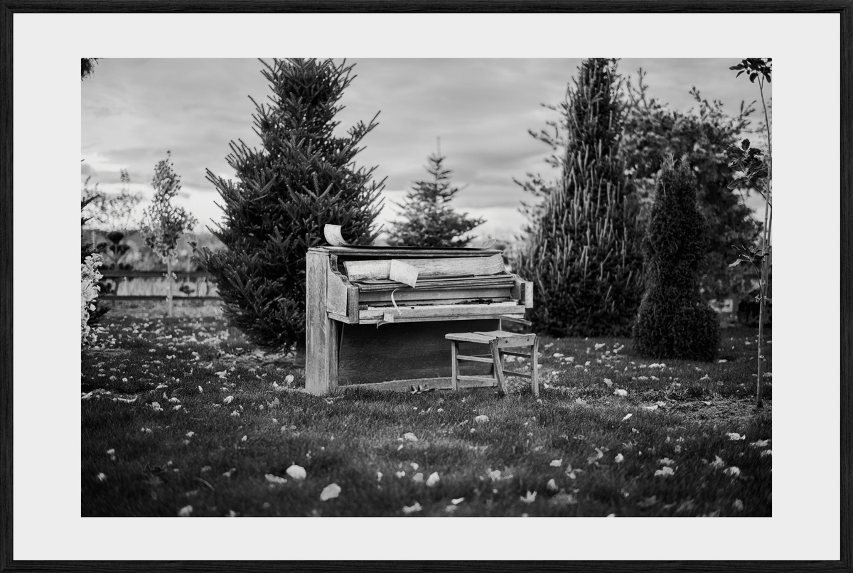 DATU 00_32 photographic print shown in a Black Premium Oak frame with a white mat.