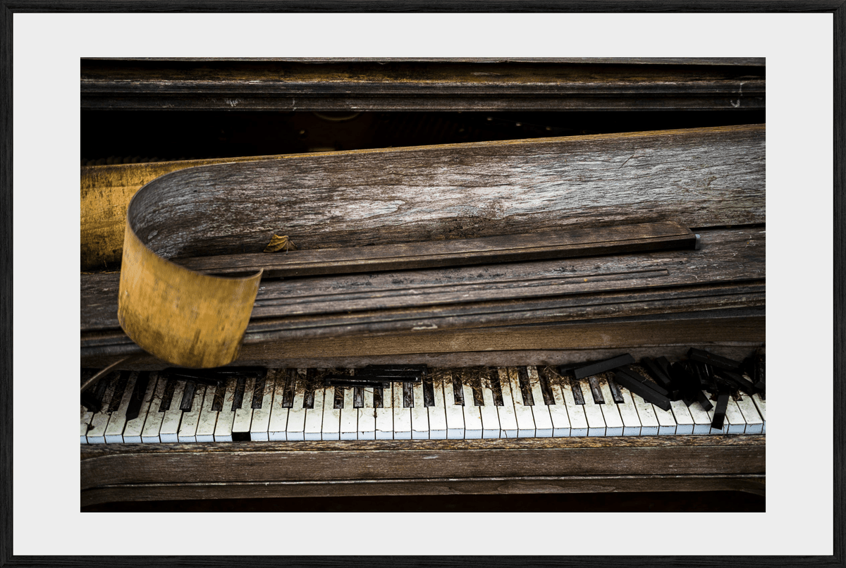 DATU 00_34 photographic print shown in a Black Premium Oak frame with a white mat.