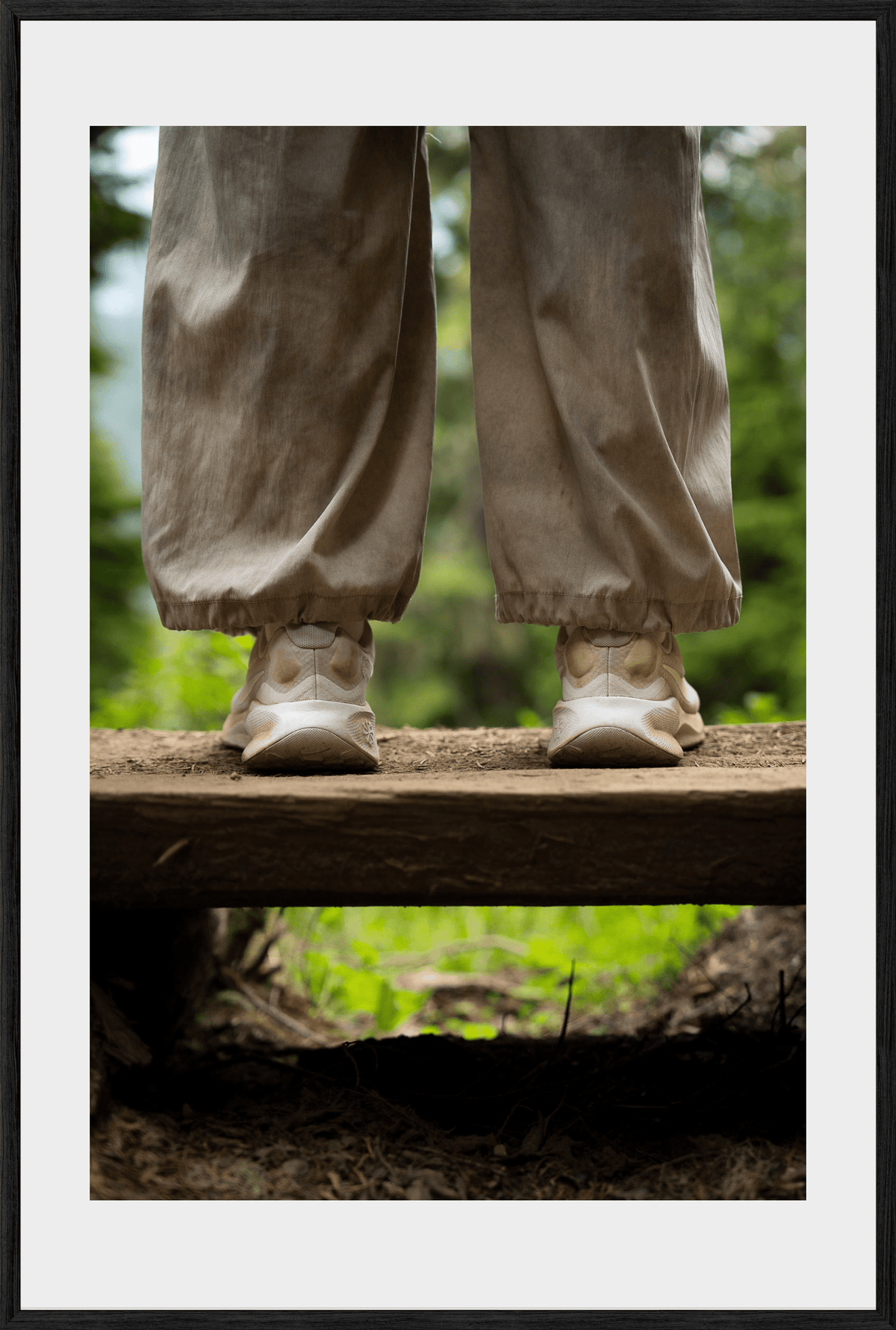DATU 00_43 photographic print shown in a Black Premium Oak frame with a white mat.