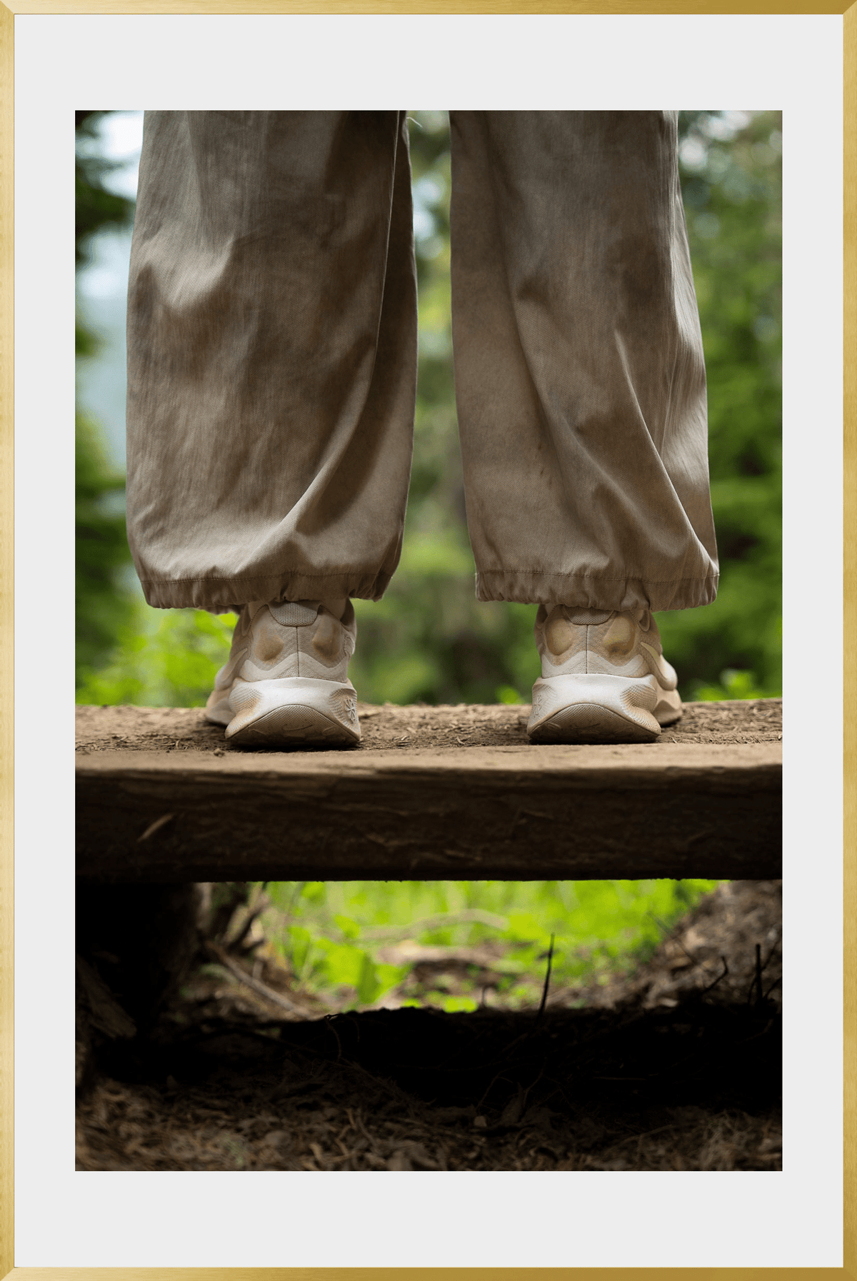 DATU 00_43 photographic print shown in a Gold Premium Metal frame with a white mat.