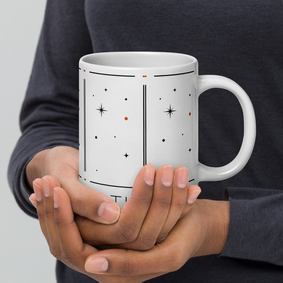 DATU Celestial Mug — 20 oz held in hands #size_20 oz