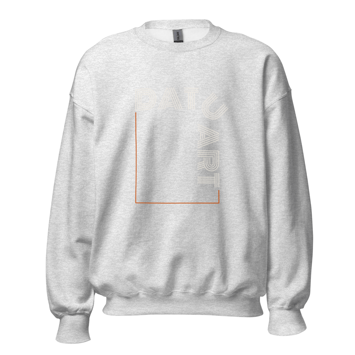 DATU Art Frame Sweatshirt — Ash, front view #color_ash