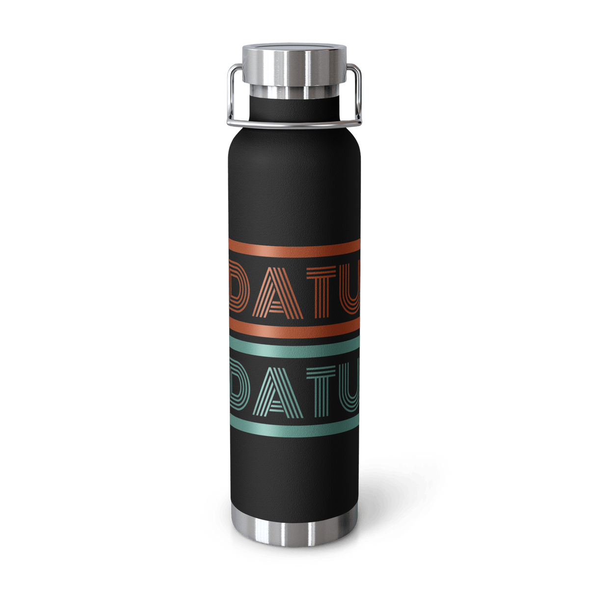 DATU Spectrum Insulated Bottle — Black, front view #color_black