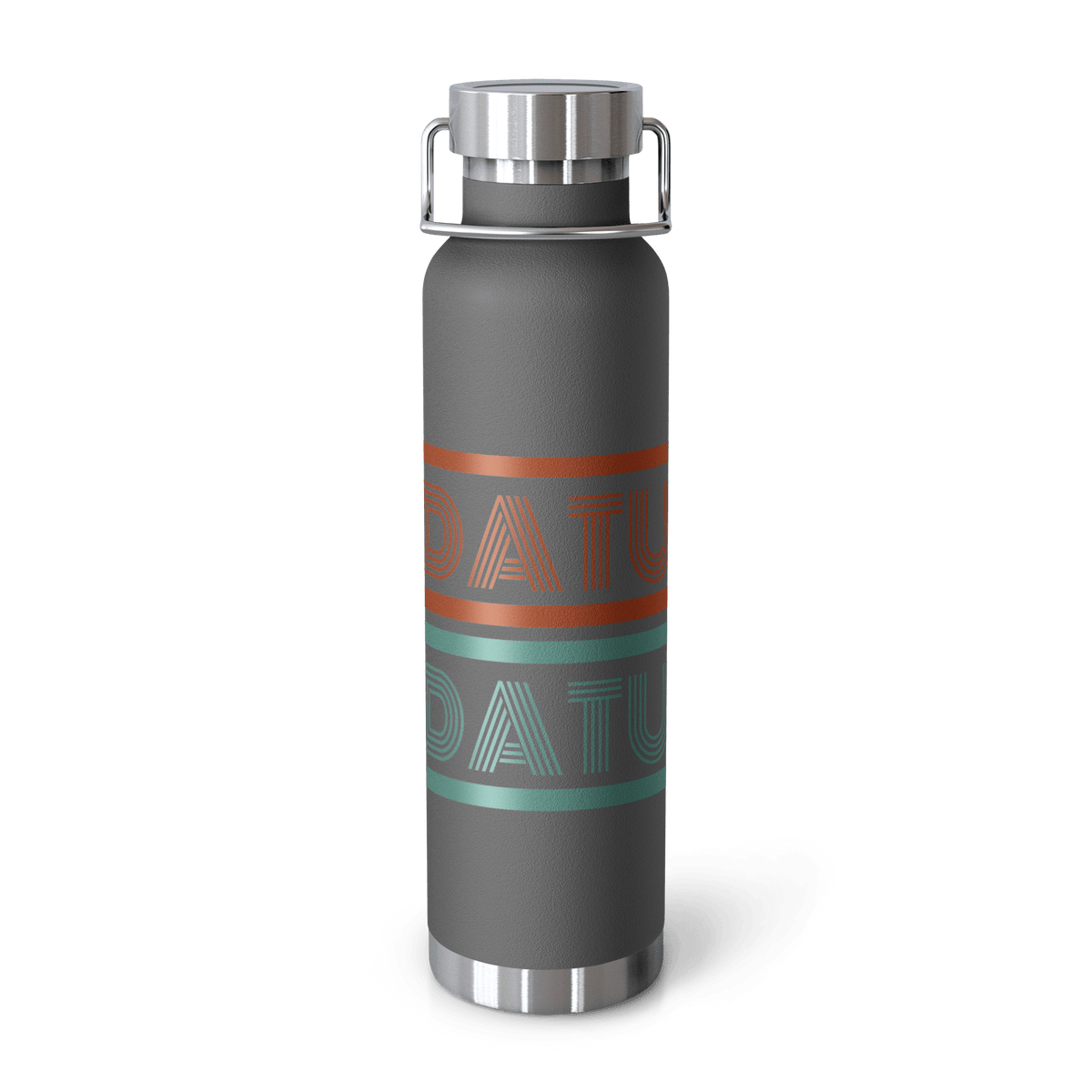 DATU Spectrum Insulated Bottle — Grey, front view #color_grey