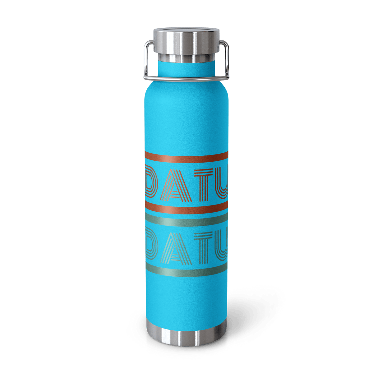 DATU Spectrum Insulated Bottle — Pebble Blue, front view #color_pebble blue