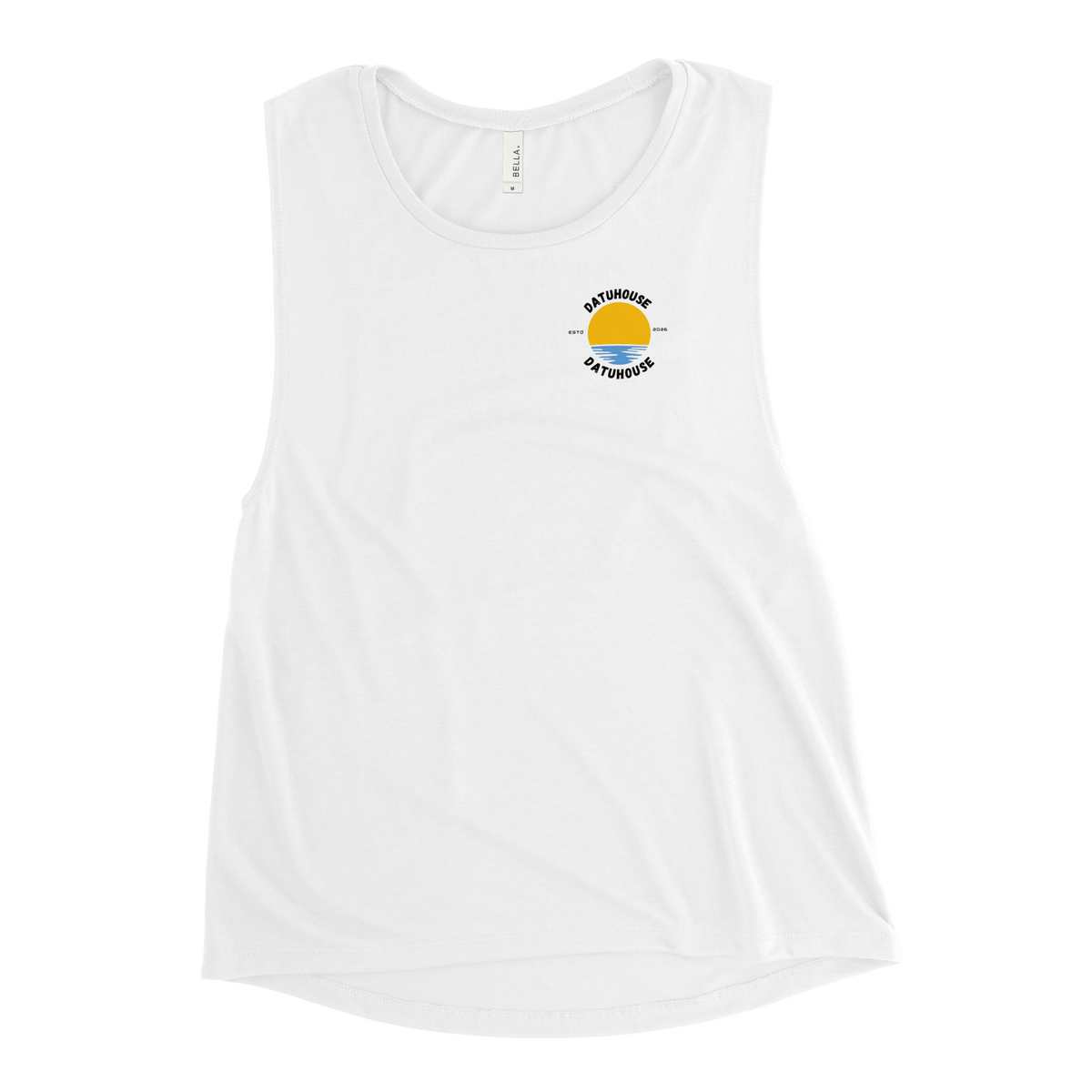 Sunrise Women’s Muscle Tank — product mockup